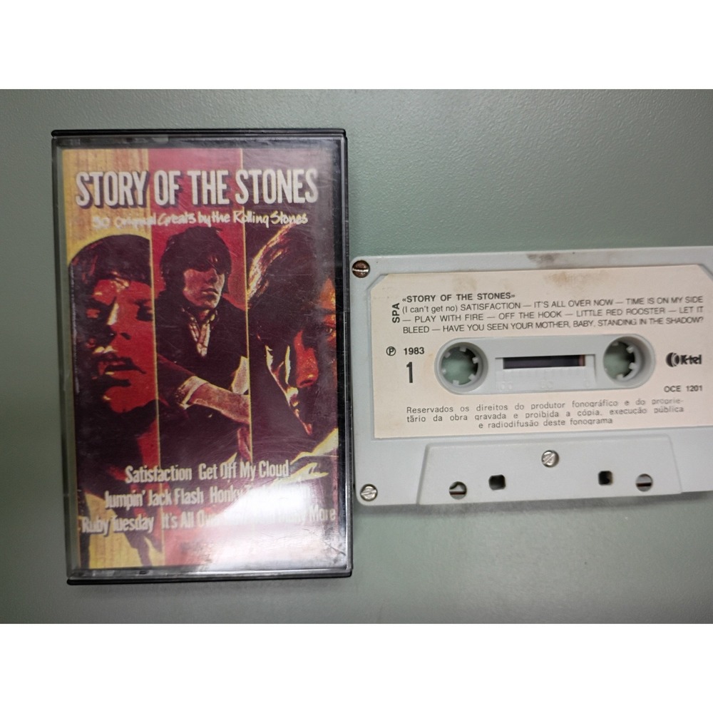 The Rolling Stones Story of the Stones Cassette 1983 K-tel 30 Original Greats